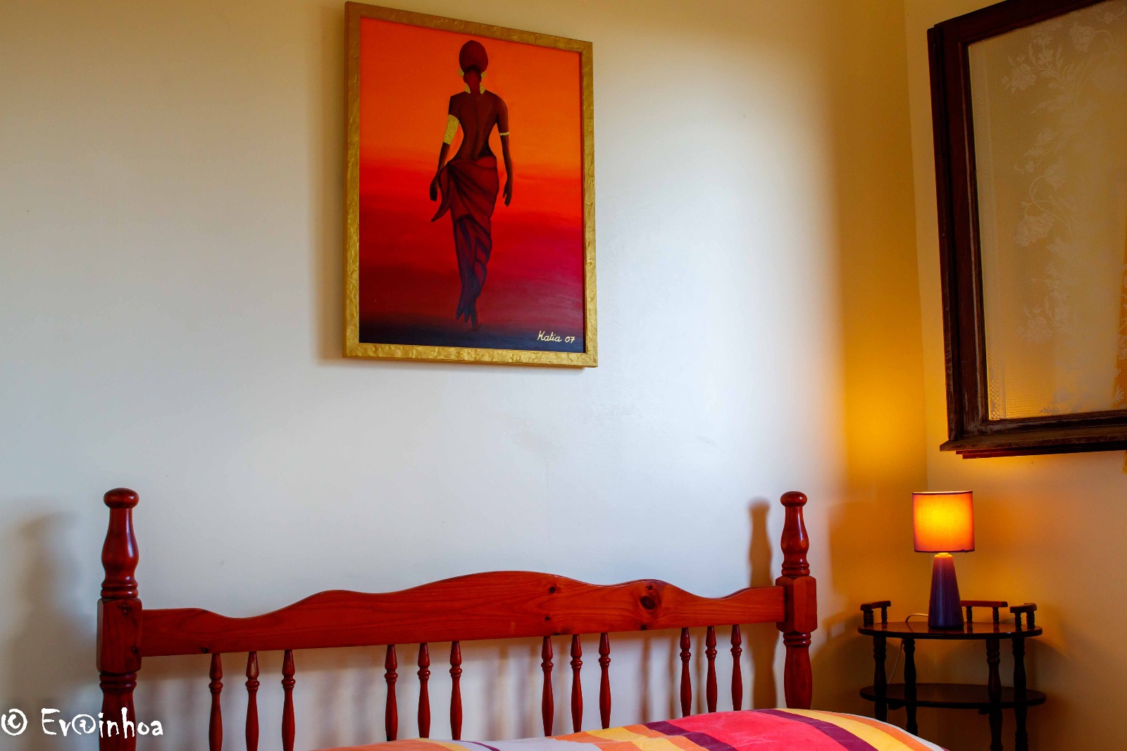 Tableau bungalow jaune